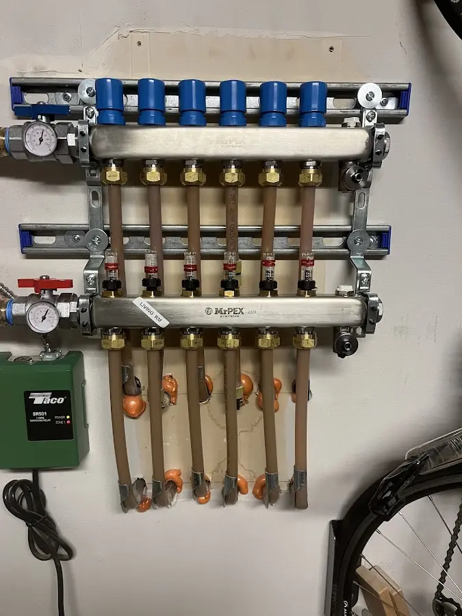 Plumber performing Leak Detection at a residential property in Garnet